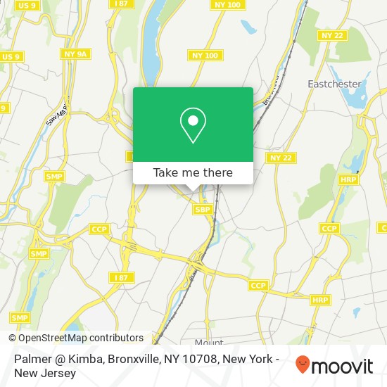 Palmer @ Kimba, Bronxville, NY 10708 map