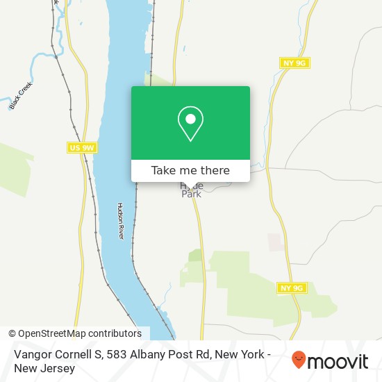 Mapa de Vangor Cornell S, 583 Albany Post Rd