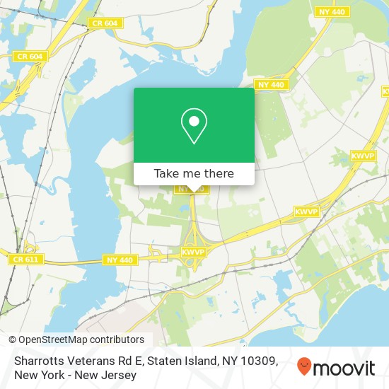 Sharrotts Veterans Rd E, Staten Island, NY 10309 map
