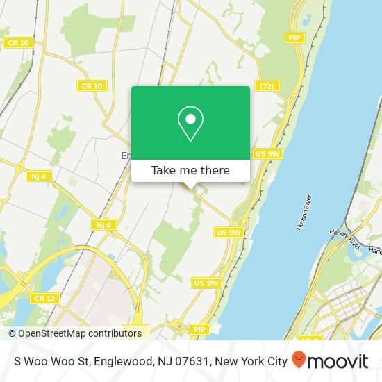 Mapa de S Woo Woo St, Englewood, NJ 07631
