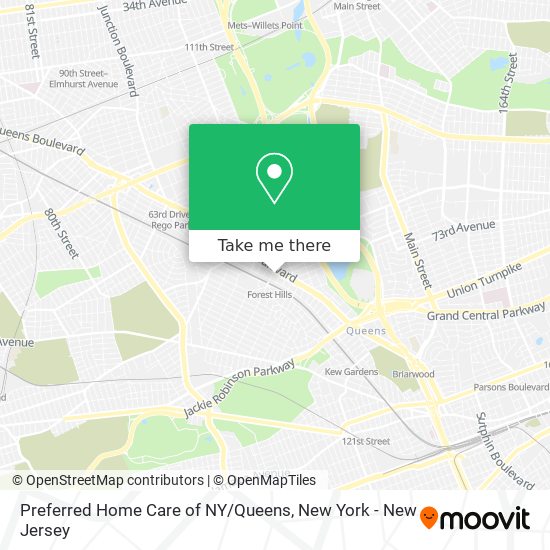 Preferred Home Care of NY / Queens map