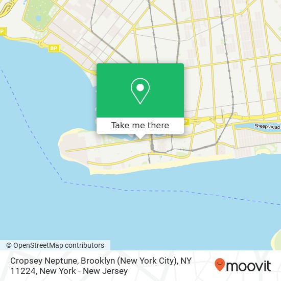 Cropsey Neptune, Brooklyn (New York City), NY 11224 map