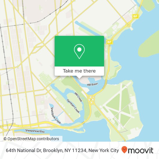 64th National Dr, Brooklyn, NY 11234 map