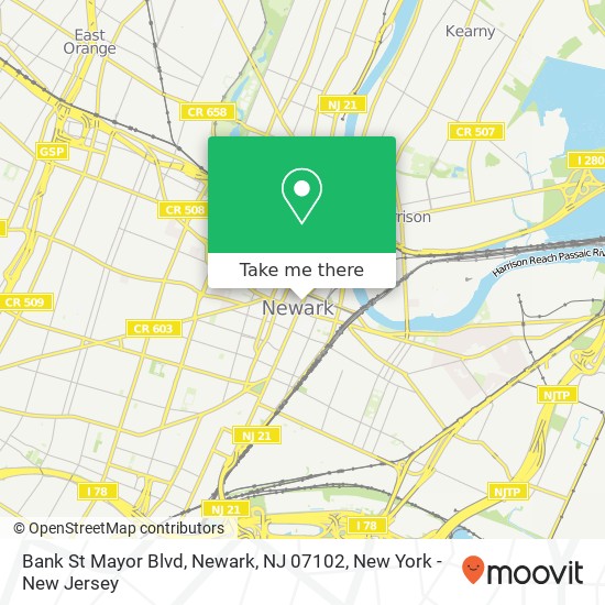 Bank St Mayor Blvd, Newark, NJ 07102 map