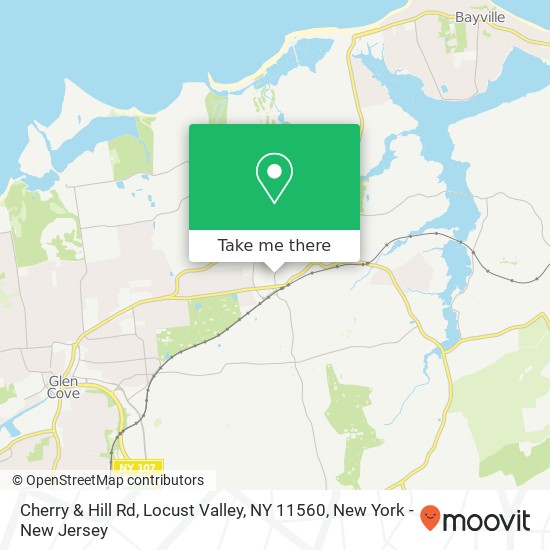 Cherry & Hill Rd, Locust Valley, NY 11560 map