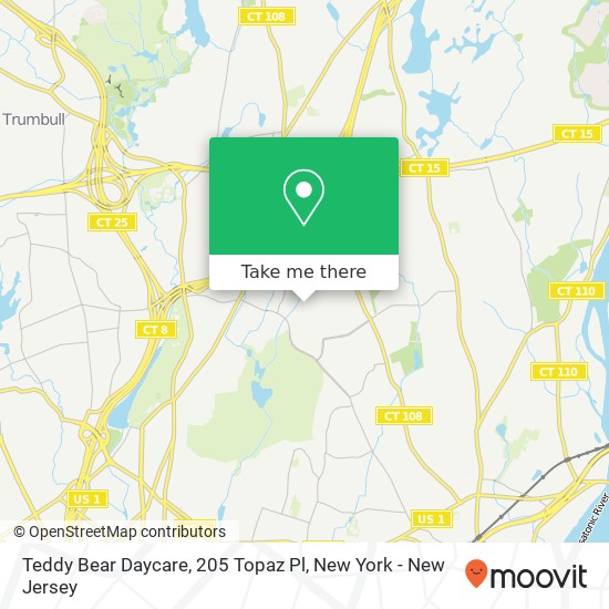 Mapa de Teddy Bear Daycare, 205 Topaz Pl