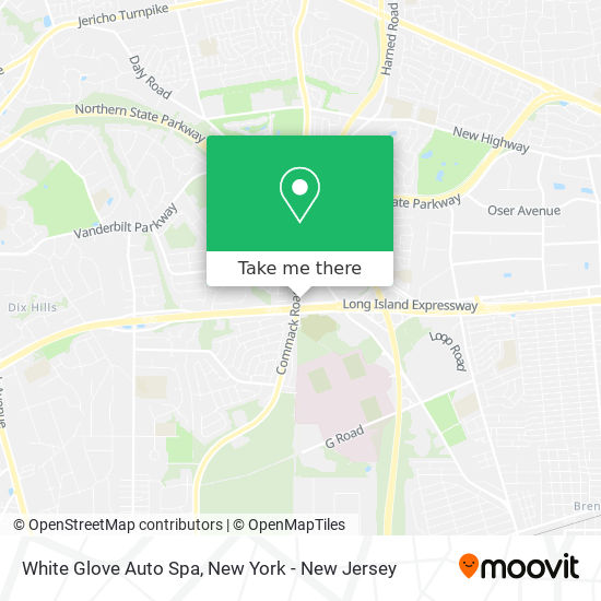 Mapa de White Glove Auto Spa