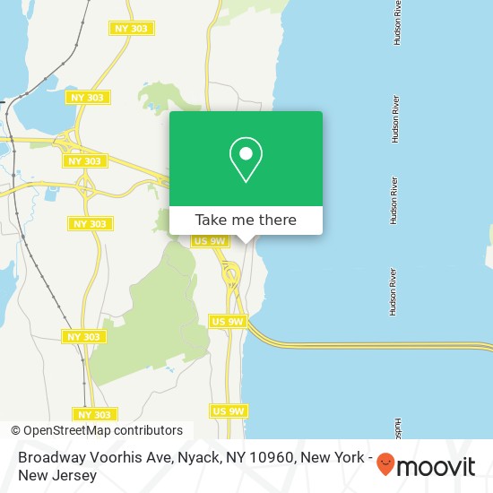 Broadway Voorhis Ave, Nyack, NY 10960 map