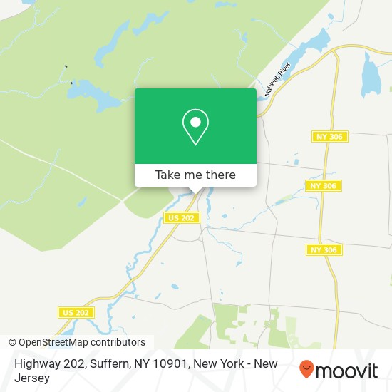 Mapa de Highway 202, Suffern, NY 10901