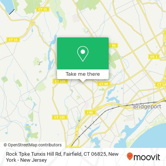 Mapa de Rock Tpke Tunxis Hill Rd, Fairfield, CT 06825