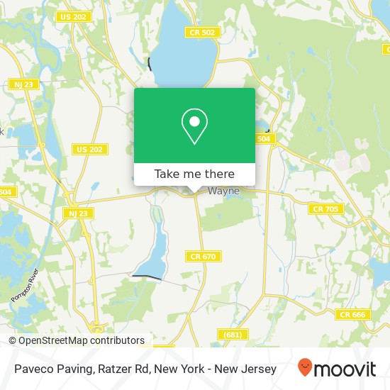 Paveco Paving, Ratzer Rd map