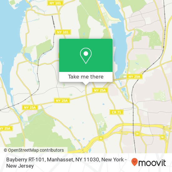 Mapa de Bayberry RT-101, Manhasset, NY 11030