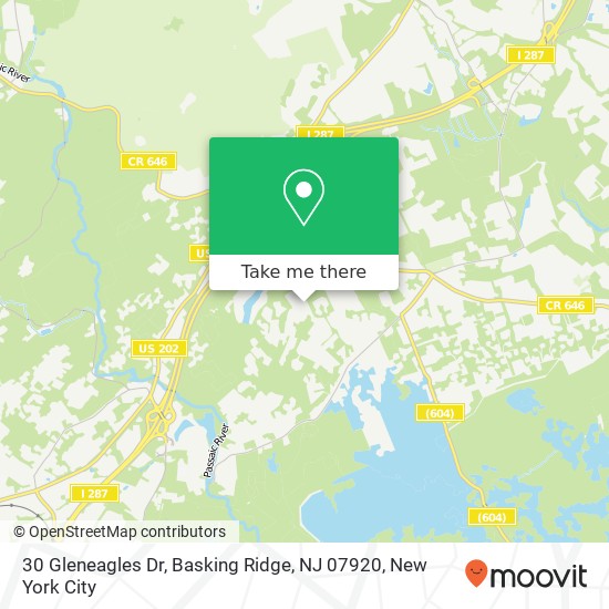 30 Gleneagles Dr, Basking Ridge, NJ 07920 map