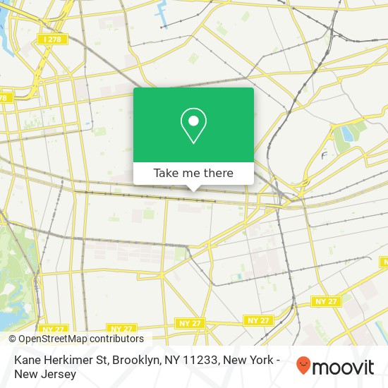 Kane Herkimer St, Brooklyn, NY 11233 map