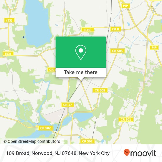 109 Broad, Norwood, NJ 07648 map