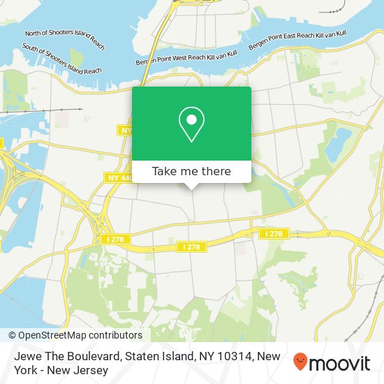 Jewe The Boulevard, Staten Island, NY 10314 map