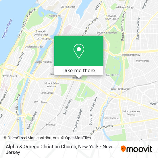 Alpha & Omega Christian Church map