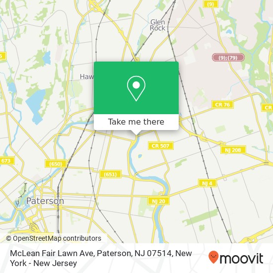 McLean Fair Lawn Ave, Paterson, NJ 07514 map