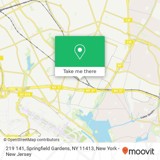 Mapa de 219 141, Springfield Gardens, NY 11413