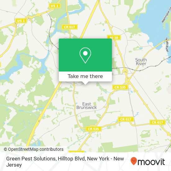 Green Pest Solutions, Hilltop Blvd map