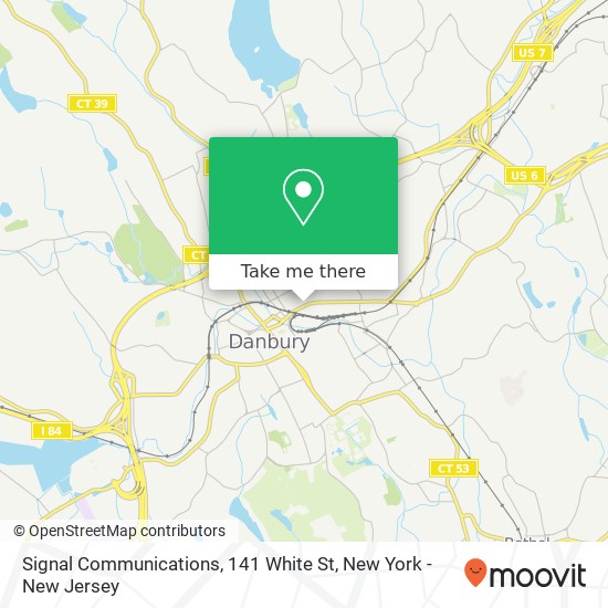 Mapa de Signal Communications, 141 White St