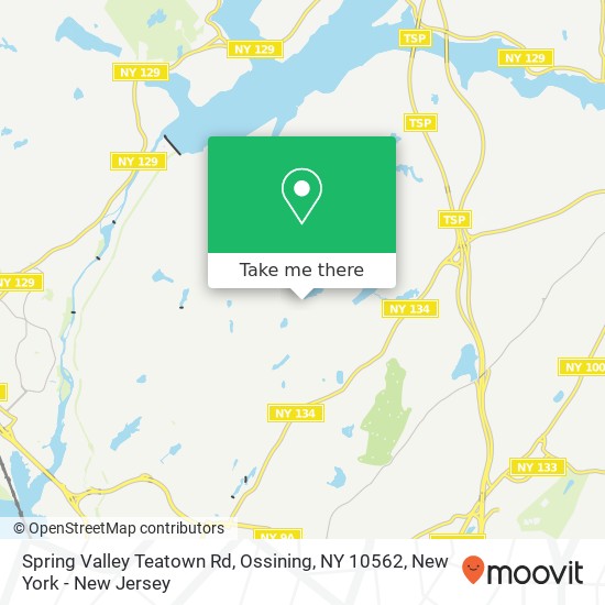 Spring Valley Teatown Rd, Ossining, NY 10562 map