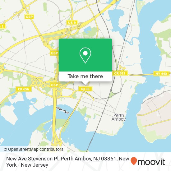 New Ave Stevenson Pl, Perth Amboy, NJ 08861 map