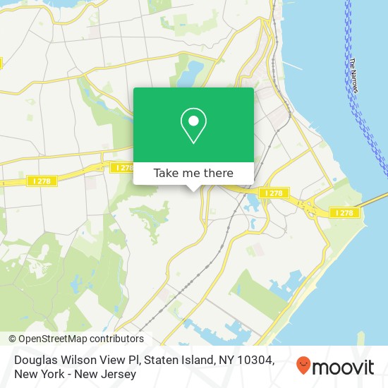 Mapa de Douglas Wilson View Pl, Staten Island, NY 10304