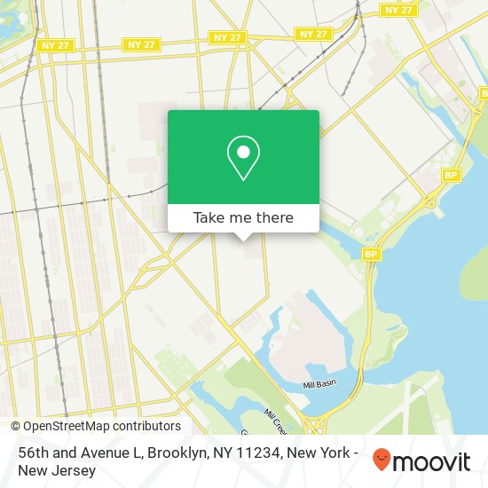 56th and Avenue L, Brooklyn, NY 11234 map