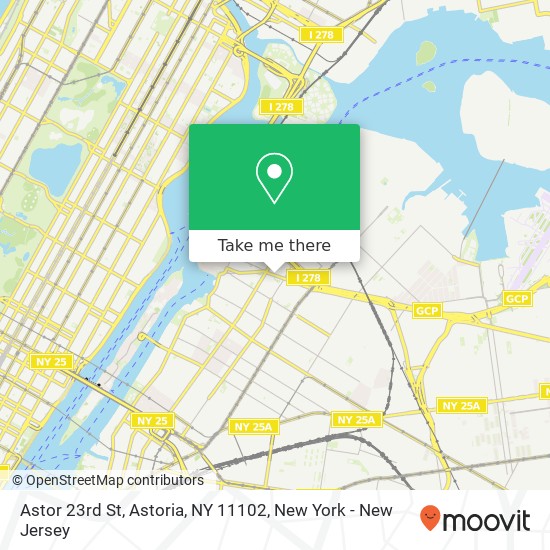 Mapa de Astor 23rd St, Astoria, NY 11102