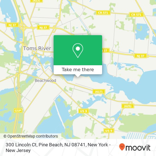 300 Lincoln Ct, Pine Beach, NJ 08741 map