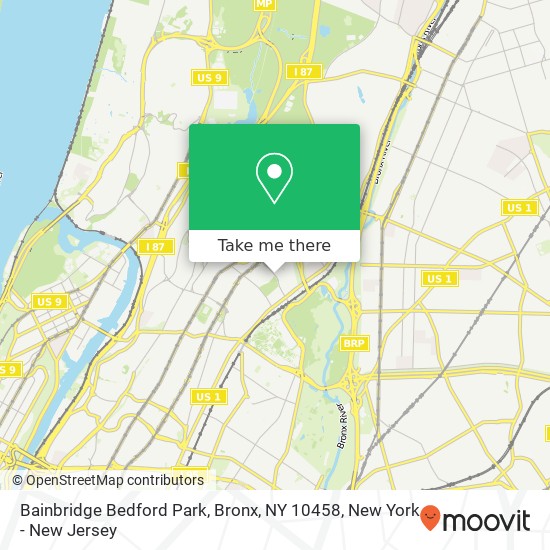 Bainbridge Bedford Park, Bronx, NY 10458 map