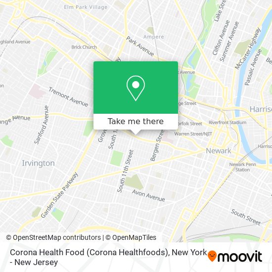 Mapa de Corona Health Food (Corona Healthfoods)