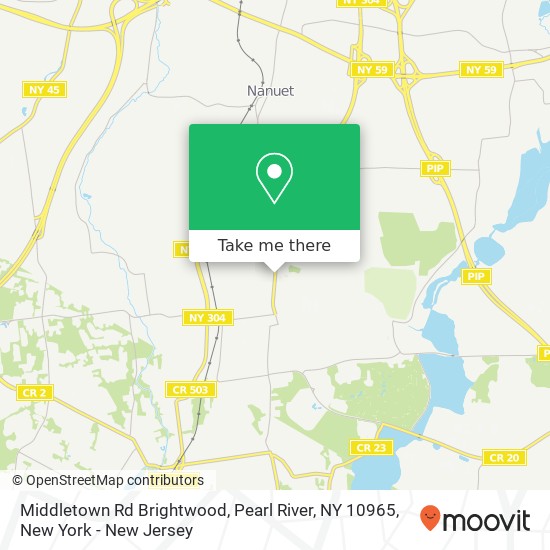 Middletown Rd Brightwood, Pearl River, NY 10965 map