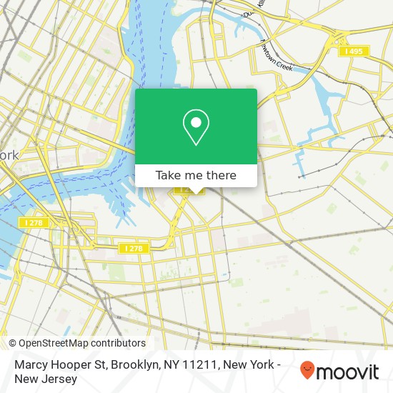 Marcy Hooper St, Brooklyn, NY 11211 map