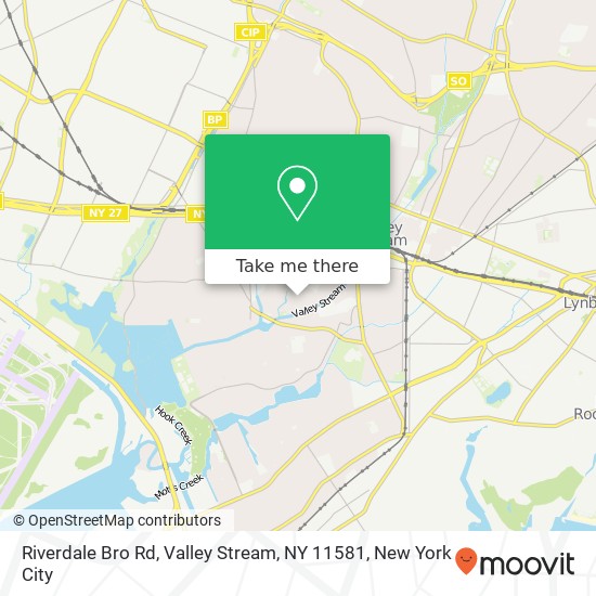 Riverdale Bro Rd, Valley Stream, NY 11581 map