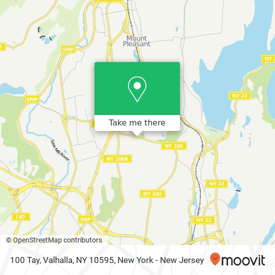 100 Tay, Valhalla, NY 10595 map