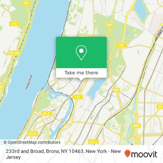 Mapa de 233rd and Broad, Bronx, NY 10463