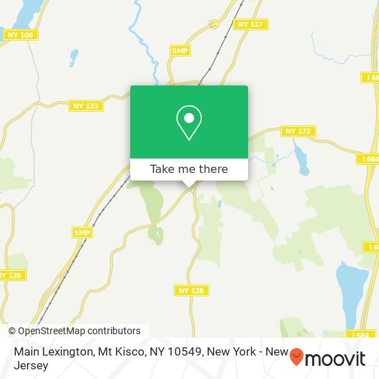 Mapa de Main Lexington, Mt Kisco, NY 10549