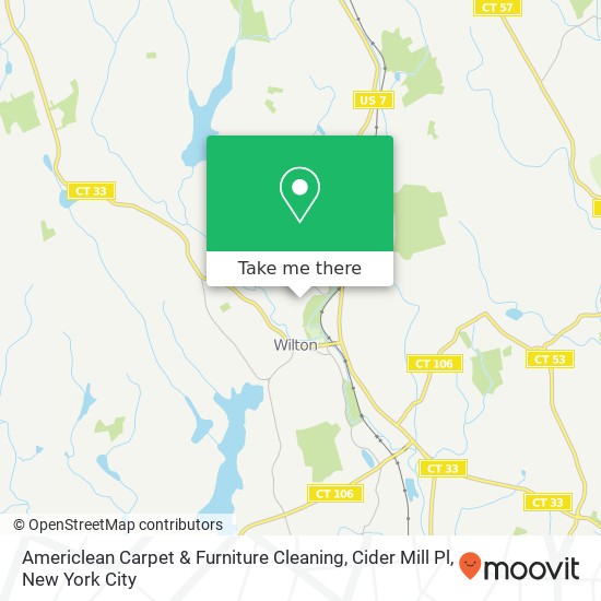 Mapa de Americlean Carpet & Furniture Cleaning, Cider Mill Pl