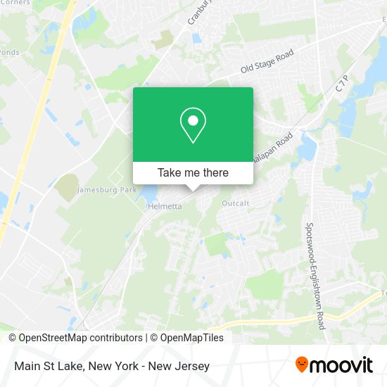 Main St Lake, Helmetta, NJ 08828 map