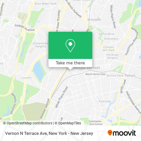 Mapa de Vernon N Terrace Ave