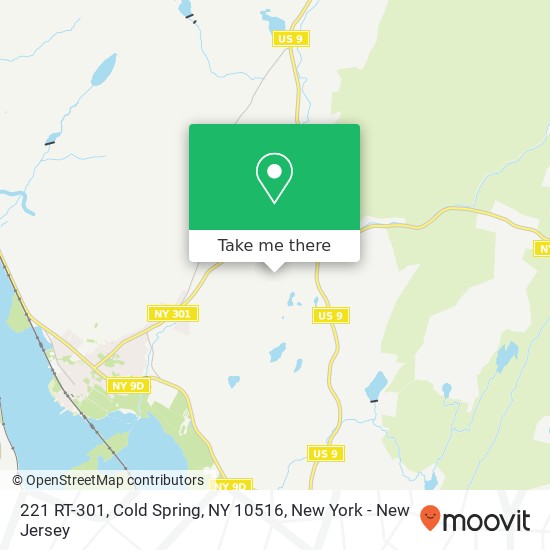 Mapa de 221 RT-301, Cold Spring, NY 10516