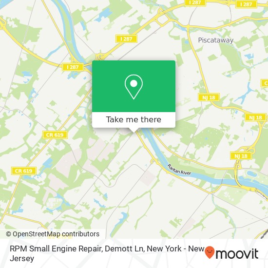 Mapa de RPM Small Engine Repair, Demott Ln