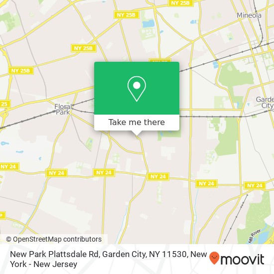 New Park Plattsdale Rd, Garden City, NY 11530 map