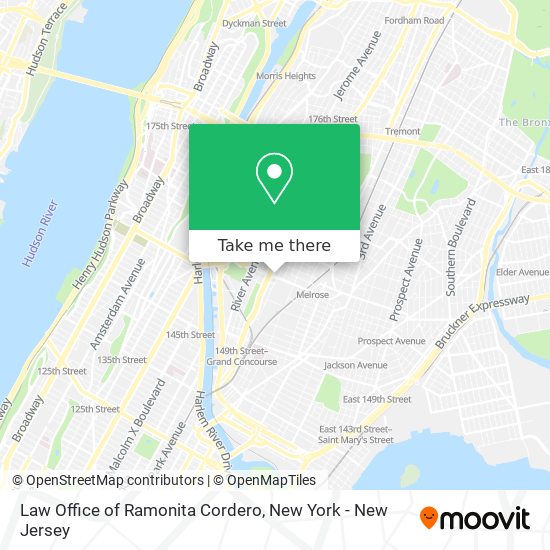 Mapa de Law Office of Ramonita Cordero