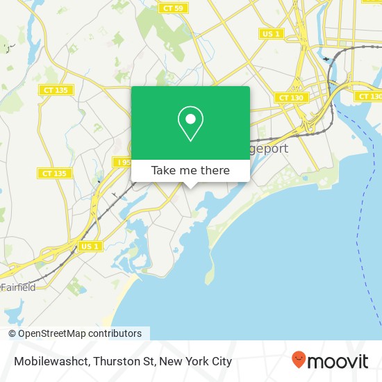 Mapa de Mobilewashct, Thurston St