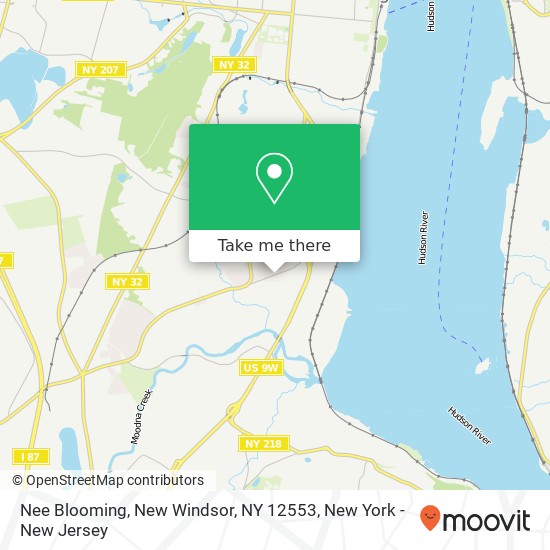 Mapa de Nee Blooming, New Windsor, NY 12553