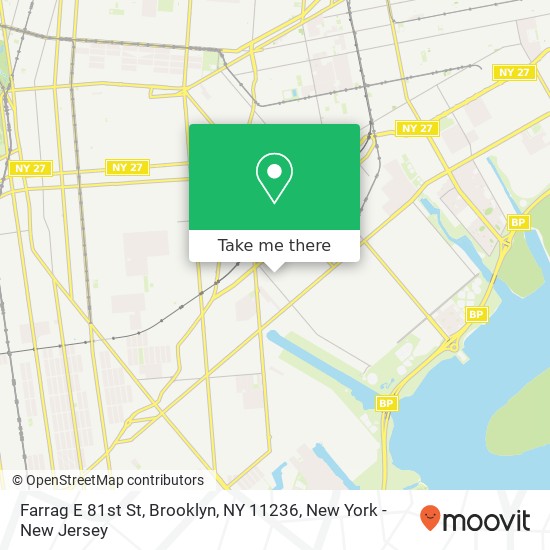 Farrag E 81st St, Brooklyn, NY 11236 map