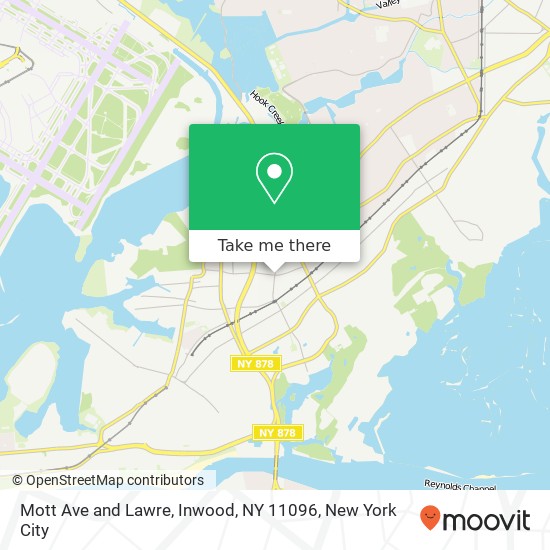 Mapa de Mott Ave and Lawre, Inwood, NY 11096